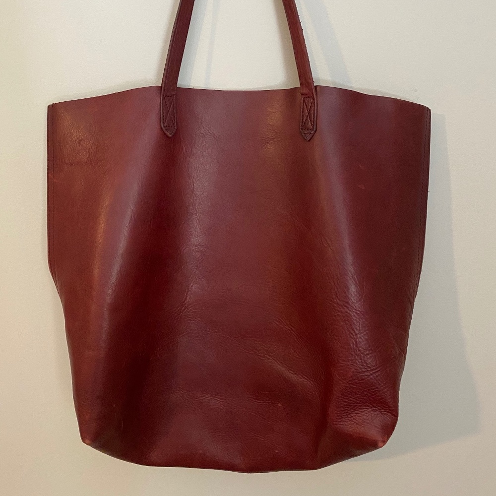 Madewell Transport Tote Burgundy